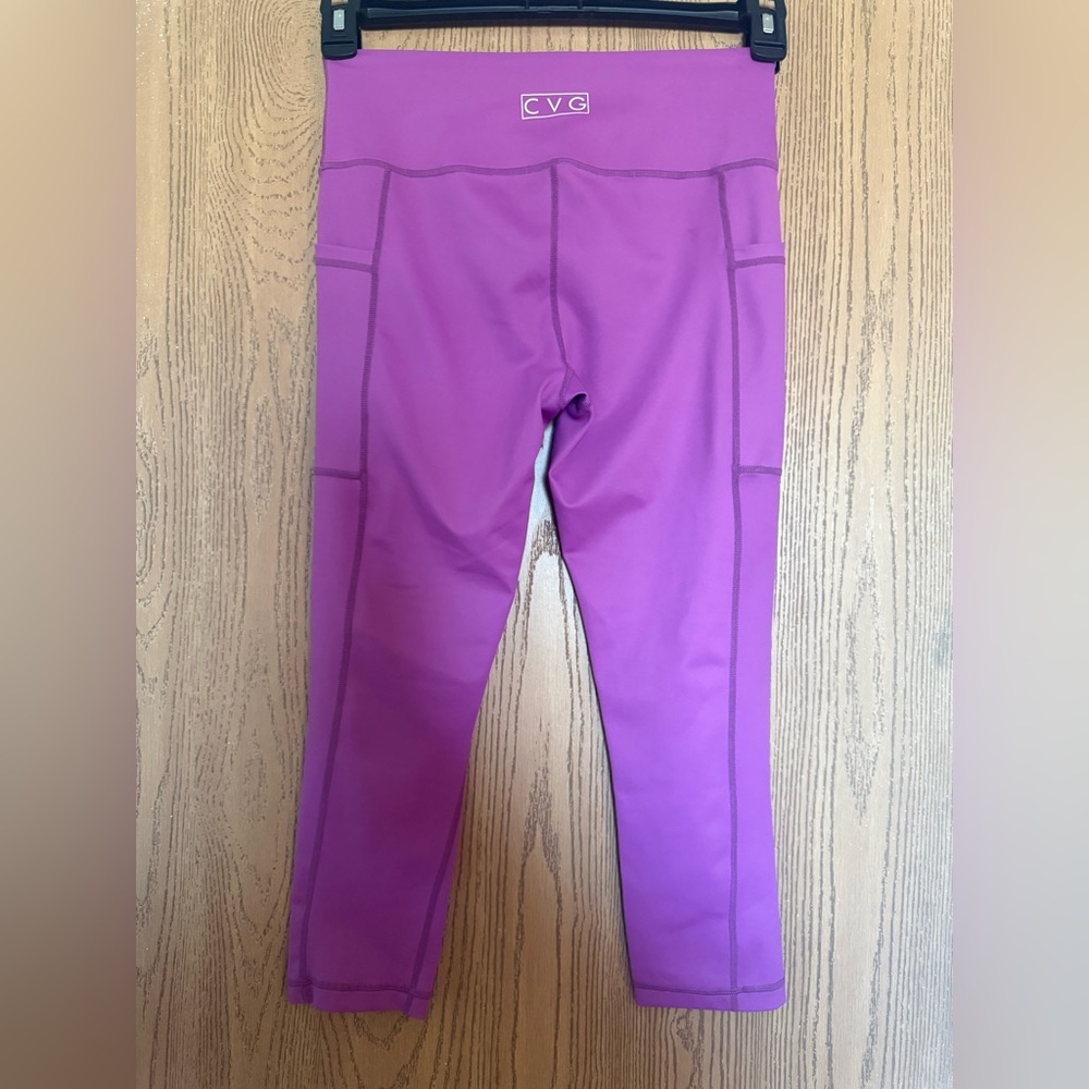 CVG Purple Capri Leggings